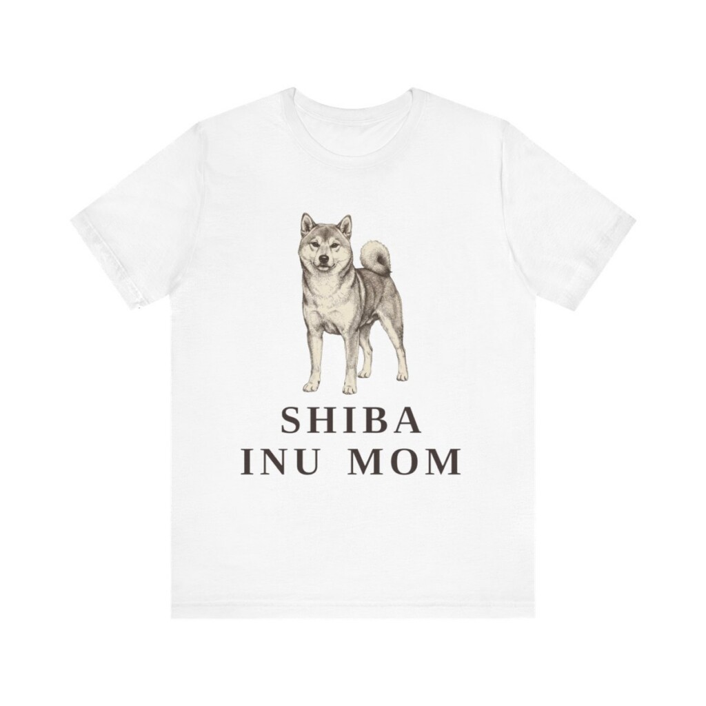 Shiba Inu Mom Shirt, Vintage Dog Sketch Tee, Dog Mom Gift