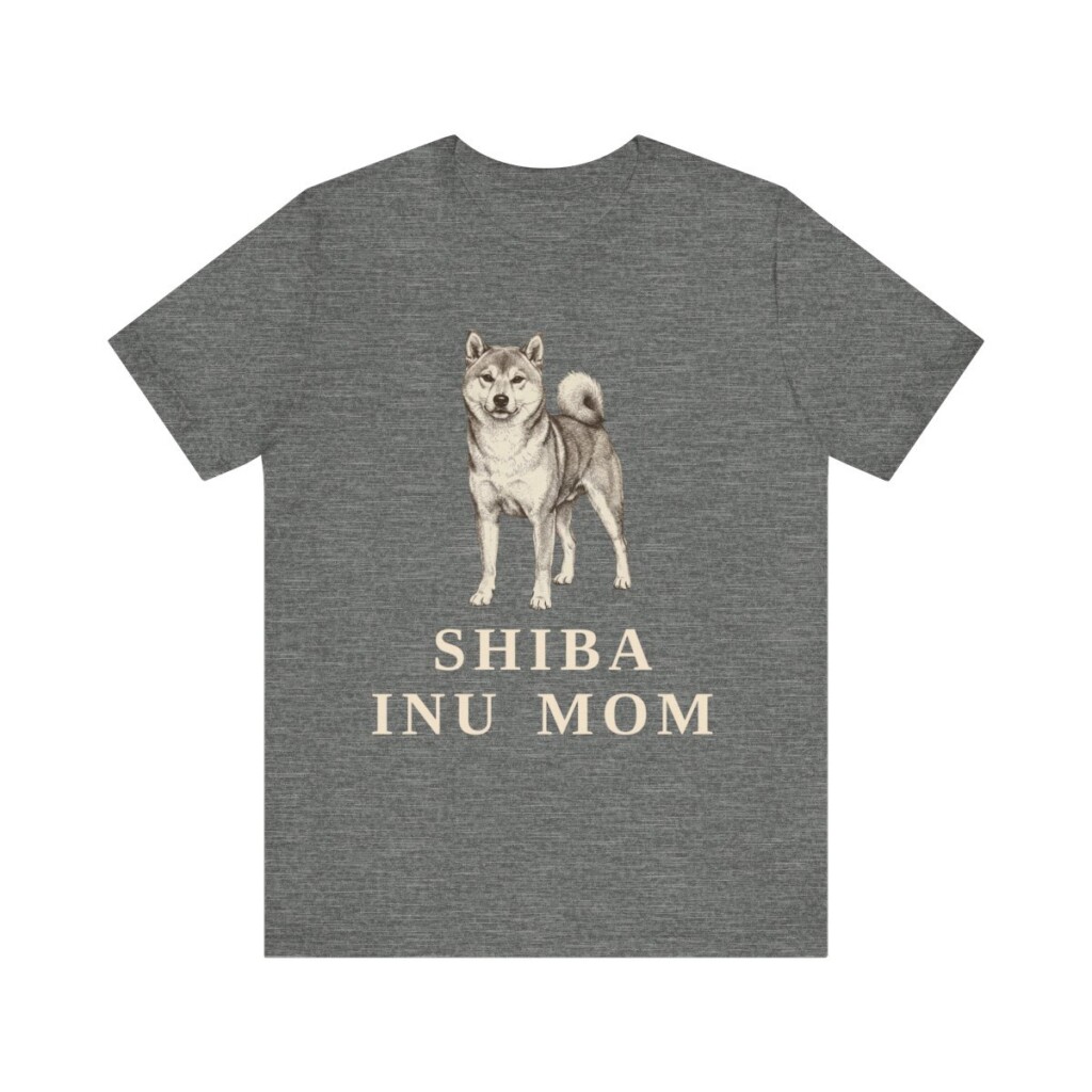 Shiba Inu Mom Shirt, Vintage Dog Sketch Tee, Dog Mom Gift