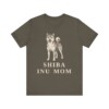 Shiba Inu Mom Shirt, Vintage Dog Sketch Tee, Dog Mom Gift