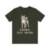 Shiba Inu Mom Shirt, Vintage Dog Sketch Tee, Dog Mom Gift
