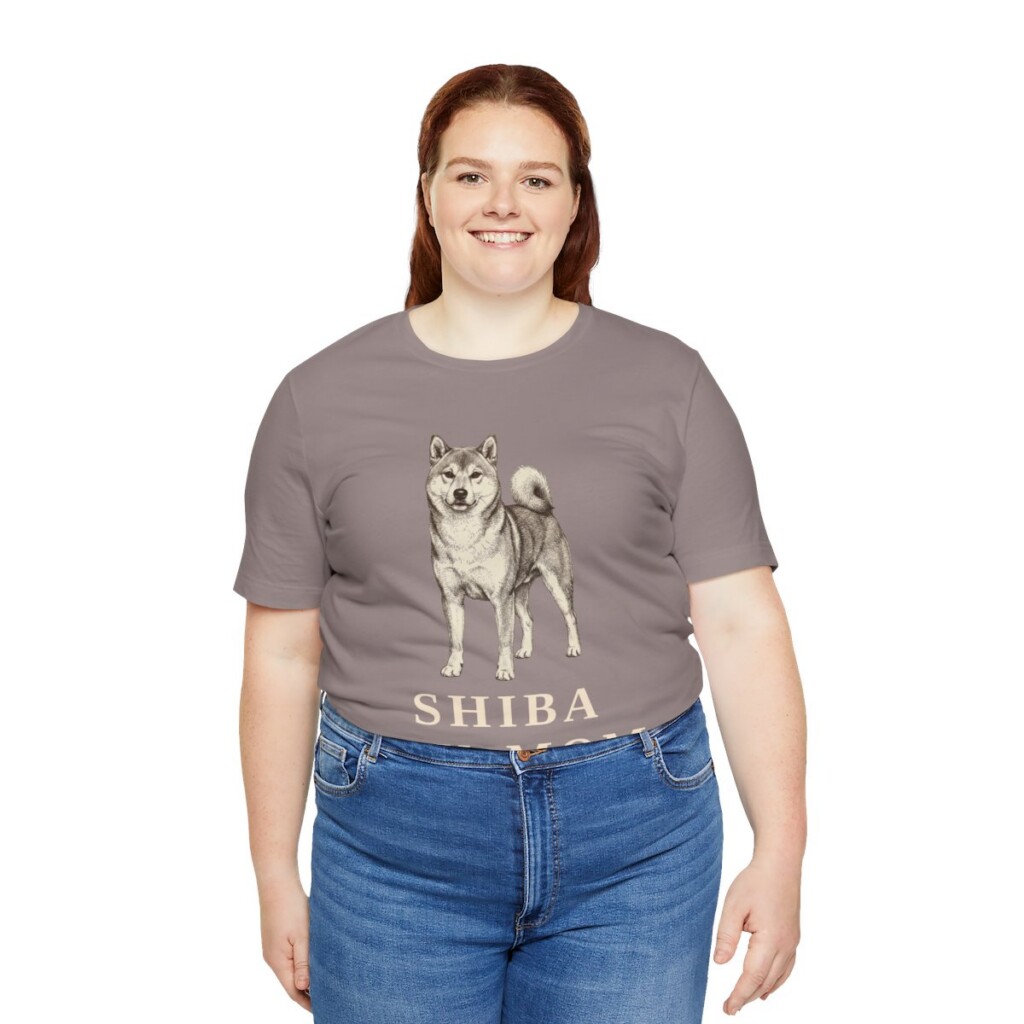 Shiba Inu Mom Shirt, Vintage Dog Sketch Tee, Dog Mom Gift