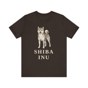 Shiba Inu Lover Shirt, Vintage Dog Sketch Tee, Dog Lover Gift