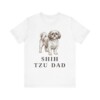 Shih Tzu Dad Shirt, Vintage Dog Sketch Tee, Dog Dad Gift