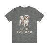 Shih Tzu Dad Shirt, Vintage Dog Sketch Tee, Dog Dad Gift