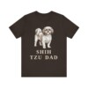 Shih Tzu Dad Shirt, Vintage Dog Sketch Tee, Dog Dad Gift