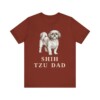 Shih Tzu Dad Shirt, Vintage Dog Sketch Tee, Dog Dad Gift
