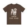 Shih Tzu Dad Shirt, Vintage Dog Sketch Tee, Dog Dad Gift