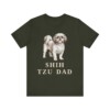 Shih Tzu Dad Shirt, Vintage Dog Sketch Tee, Dog Dad Gift