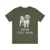 Shih Tzu Dad Shirt, Vintage Dog Sketch Tee, Dog Dad Gift