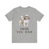 Shih Tzu Dad Shirt, Vintage Dog Sketch Tee, Dog Dad Gift