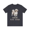 Shih Tzu Dad Shirt, Vintage Dog Sketch Tee, Dog Dad Gift