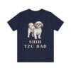 Shih Tzu Dad Shirt, Vintage Dog Sketch Tee, Dog Dad Gift