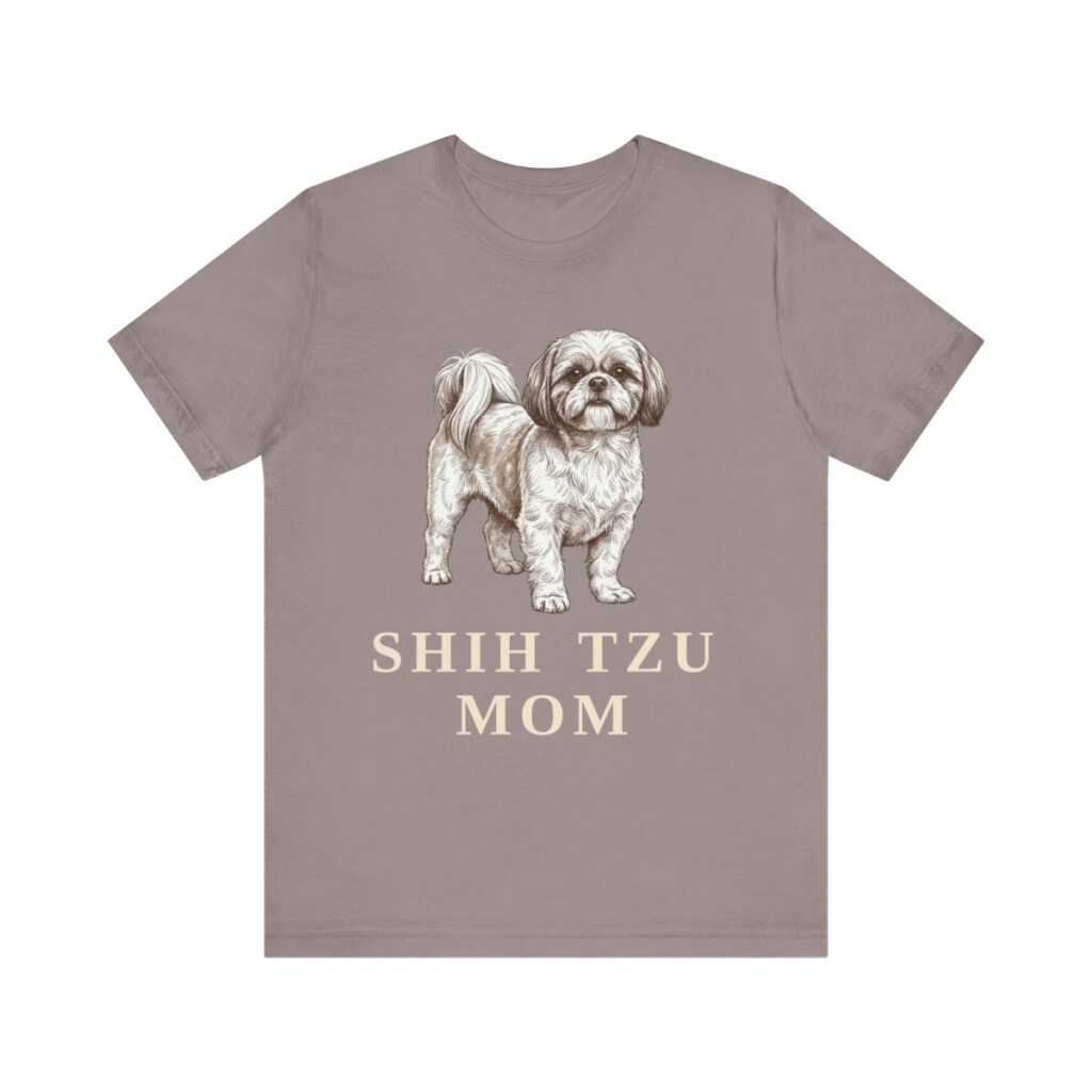 Shih Tzu Mom Shirt, Vintage Dog Sketch Tee, Dog Mom Gift Shih Tzu Mom Shirt, Vintage Dog Sketch Tee, Dog Mom Gift