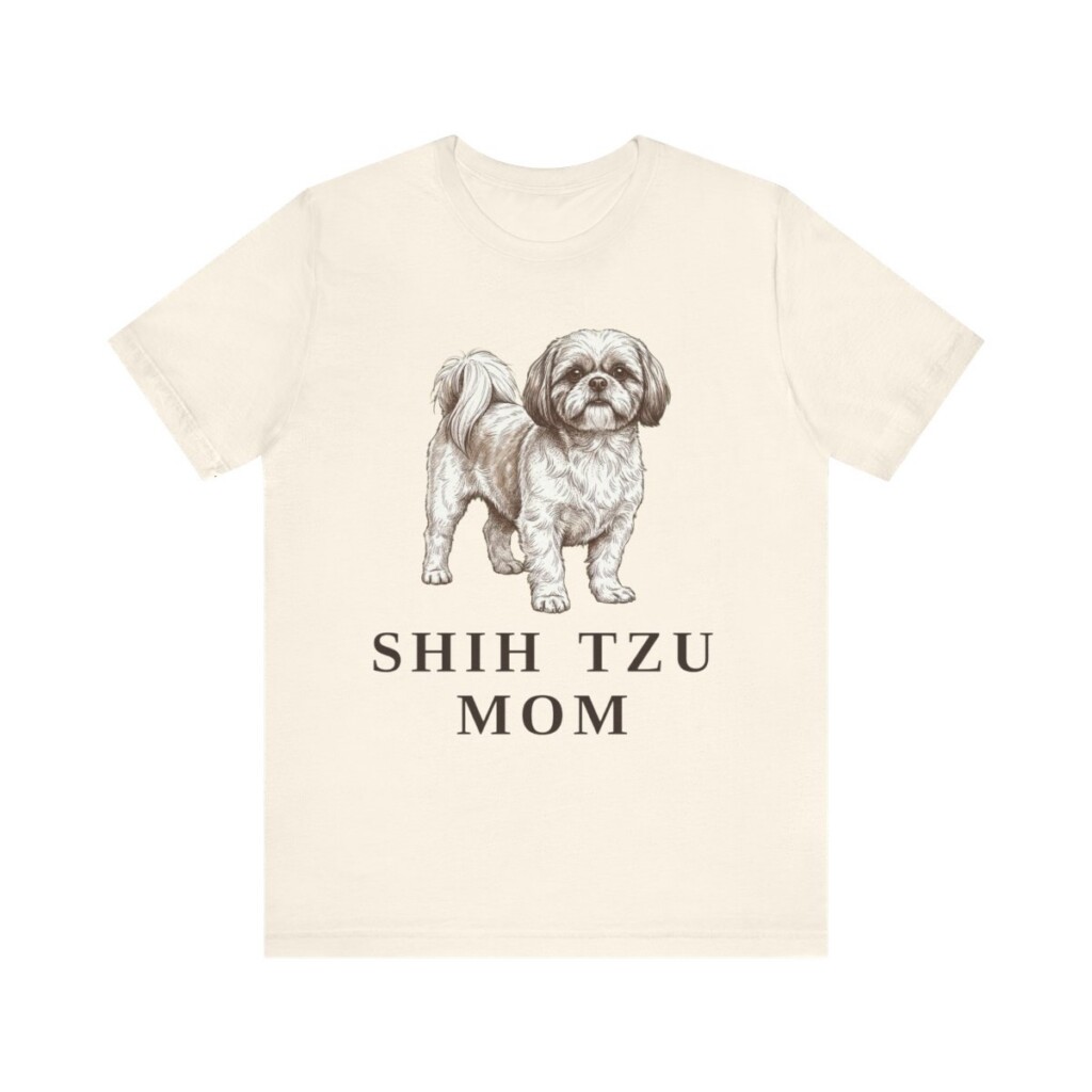 Shih Tzu Mom Shirt, Vintage Dog Sketch Tee, Dog Mom Gift Shih Tzu Mom Shirt, Vintage Dog Sketch Tee, Dog Mom Gift