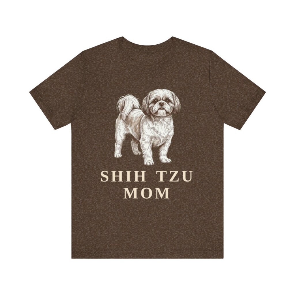 Shih Tzu Mom Shirt, Vintage Dog Sketch Tee, Dog Mom Gift Shih Tzu Mom Shirt, Vintage Dog Sketch Tee, Dog Mom Gift