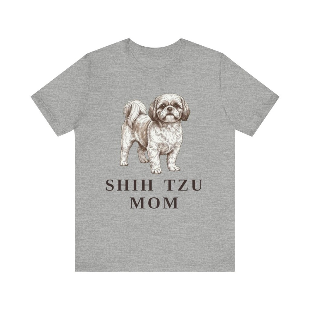Shih Tzu Mom Shirt, Vintage Dog Sketch Tee, Dog Mom Gift Shih Tzu Mom Shirt, Vintage Dog Sketch Tee, Dog Mom Gift