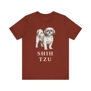 Shih Tzu Lover Shirt, Vintage Dog Sketch Tee, Dog Lover Gift
