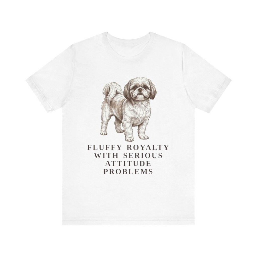 Shih Tzu Humor Shirt, Vintage Dog Sketch Tee, Dog Humor Gift Shih Tzu Humor Shirt, Vintage Dog Sketch Tee, Dog Humor Gift