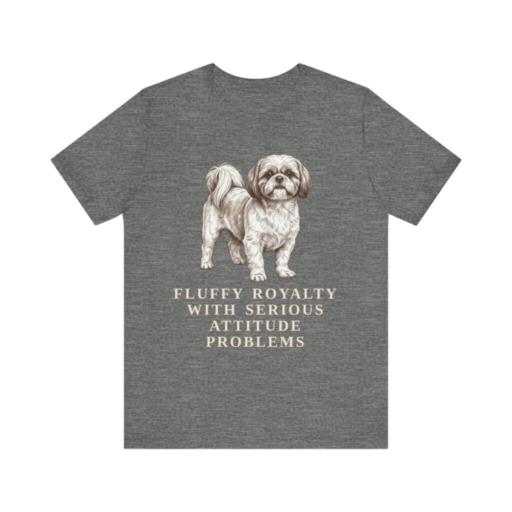 Shih Tzu Humor Shirt, Vintage Dog Sketch Tee, Dog Humor Gift Shih Tzu Humor Shirt, Vintage Dog Sketch Tee, Dog Humor Gift