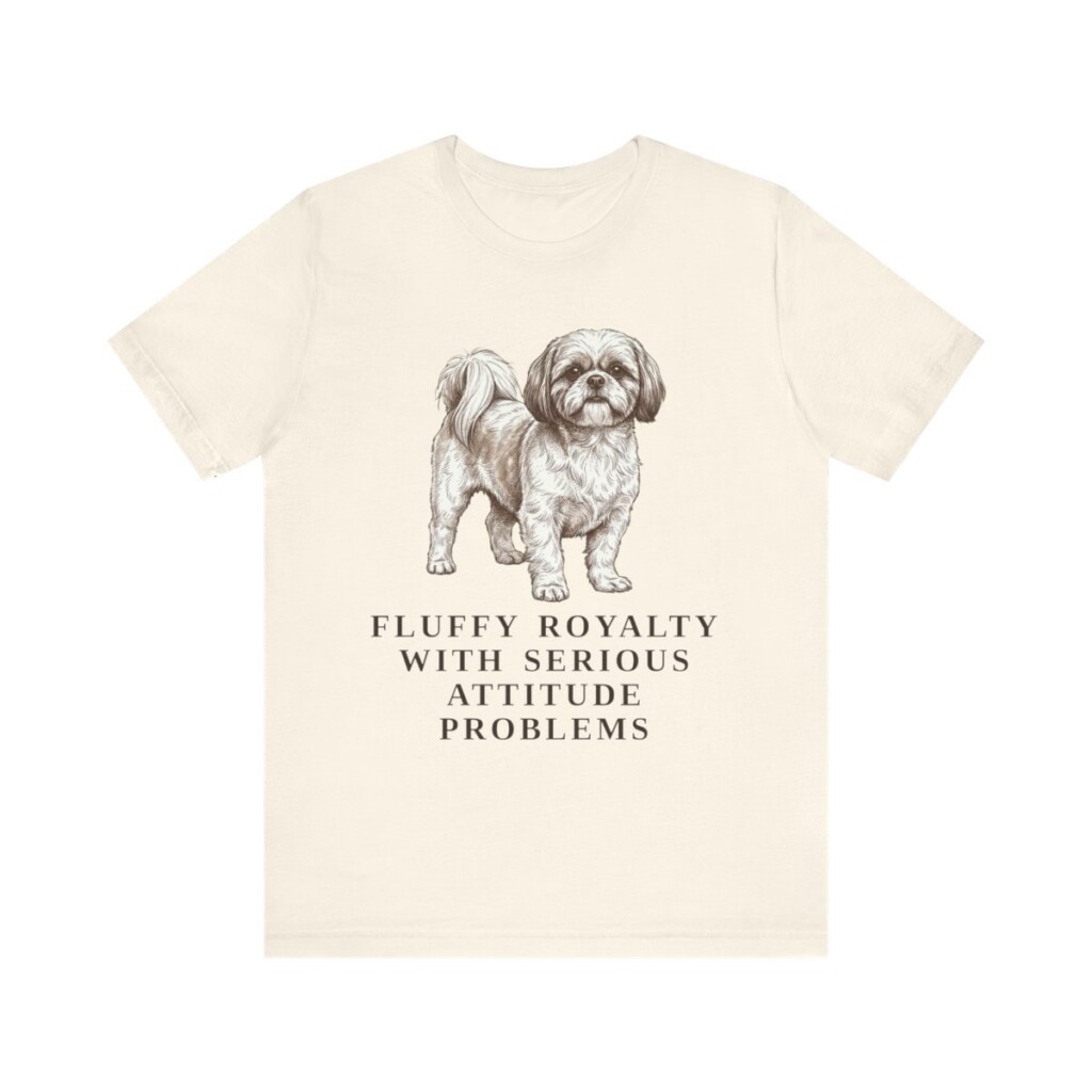 Shih Tzu Humor Shirt, Vintage Dog Sketch Tee, Dog Humor Gift Shih Tzu Humor Shirt, Vintage Dog Sketch Tee, Dog Humor Gift