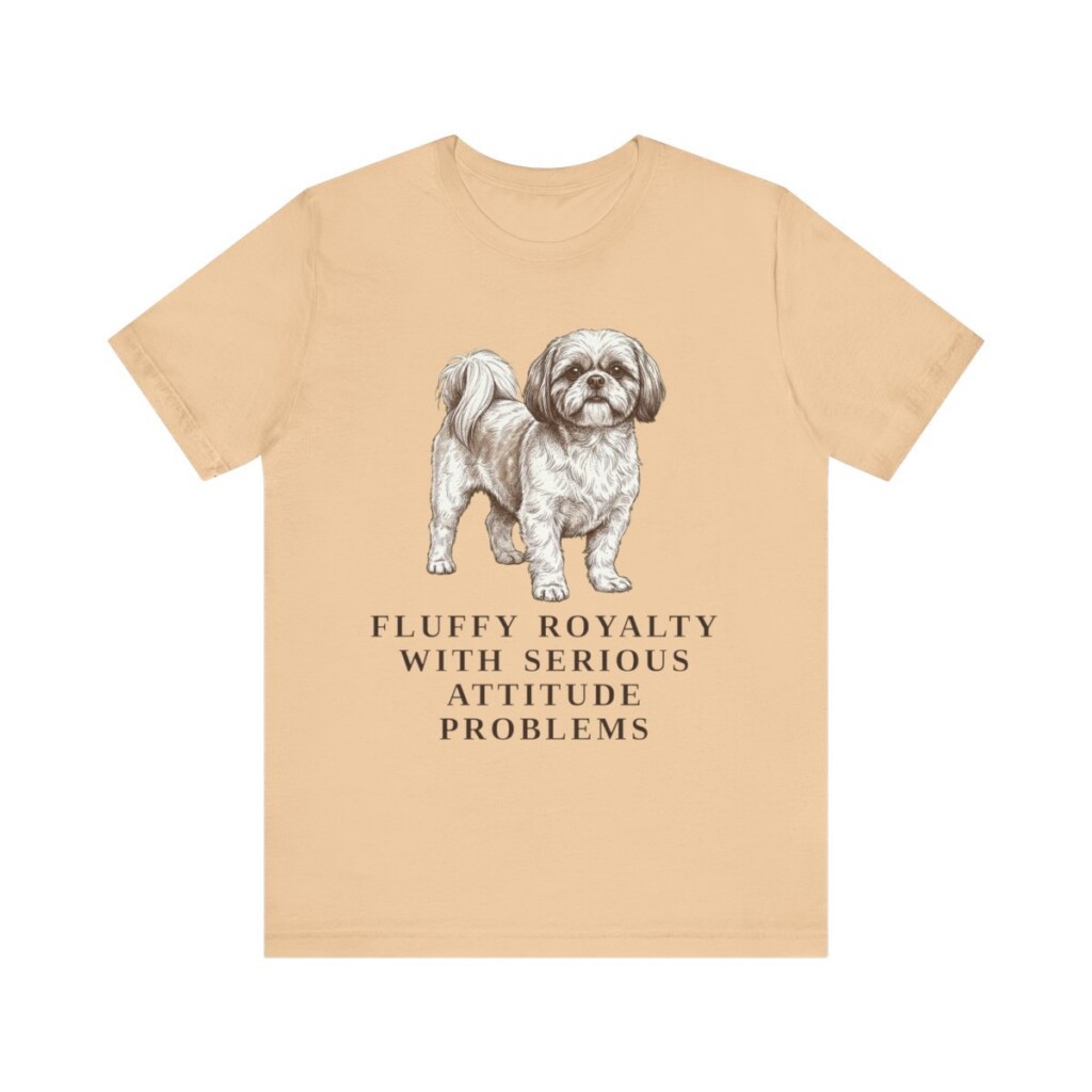 Shih Tzu Humor Shirt, Vintage Dog Sketch Tee, Dog Humor Gift Shih Tzu Humor Shirt, Vintage Dog Sketch Tee, Dog Humor Gift