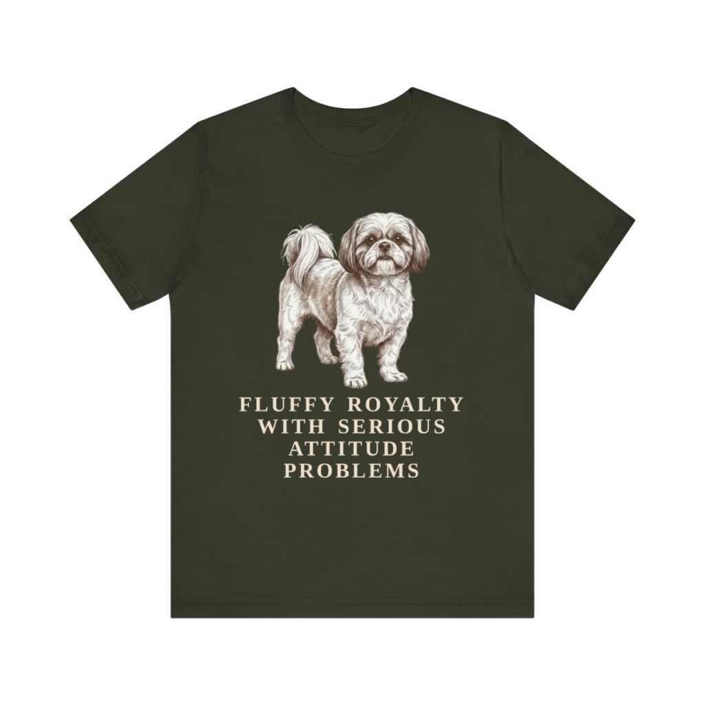Shih Tzu Humor Shirt, Vintage Dog Sketch Tee, Dog Humor Gift Shih Tzu Humor Shirt, Vintage Dog Sketch Tee, Dog Humor Gift