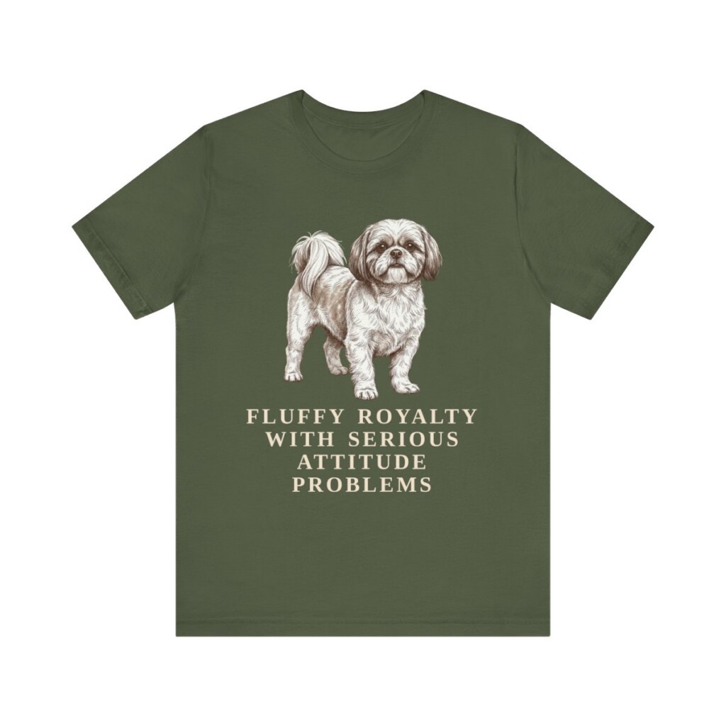 Shih Tzu Humor Shirt, Vintage Dog Sketch Tee, Dog Humor Gift Shih Tzu Humor Shirt, Vintage Dog Sketch Tee, Dog Humor Gift