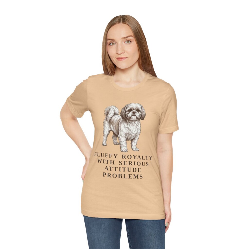 Shih Tzu Humor Shirt, Vintage Dog Sketch Tee, Dog Humor Gift Shih Tzu Humor Shirt, Vintage Dog Sketch Tee, Dog Humor Gift