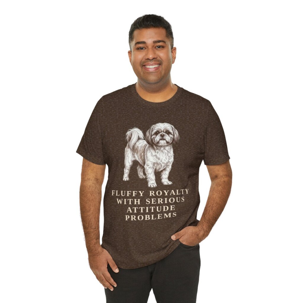 Shih Tzu Humor Shirt, Vintage Dog Sketch Tee, Dog Humor Gift Shih Tzu Humor Shirt, Vintage Dog Sketch Tee, Dog Humor Gift