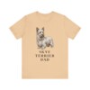 Skye Terrier Dad Shirt, Vintage Dog Sketch Tee, Dog Dad Gift