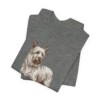Skye Terrier Dad Shirt, Vintage Dog Sketch Tee, Dog Dad Gift