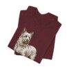 Skye Terrier Mom Shirt, Vintage Dog Sketch Tee, Dog Mom Gift