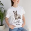 Skye Terrier Mom Shirt, Vintage Dog Sketch Tee, Dog Mom Gift