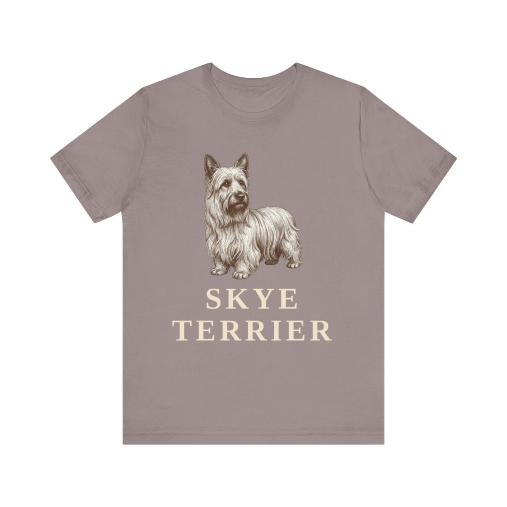 Skye Terrier Lover Shirt, Vintage Dog Sketch Tee, Dog Lover Gift