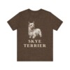 Skye Terrier Lover Shirt, Vintage Dog Sketch Tee, Dog Lover Gift