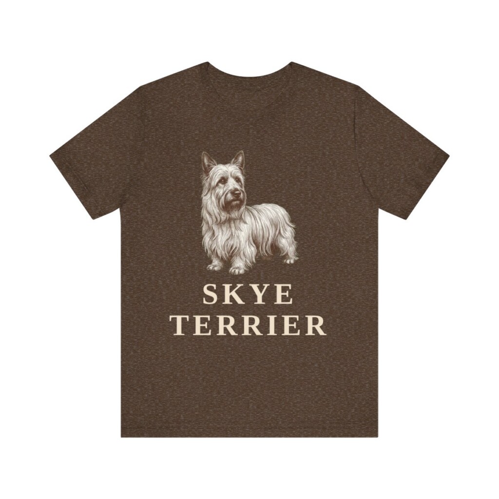 Skye Terrier Lover Shirt, Vintage Dog Sketch Tee, Dog Lover Gift