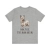 Skye Terrier Lover Shirt, Vintage Dog Sketch Tee, Dog Lover Gift