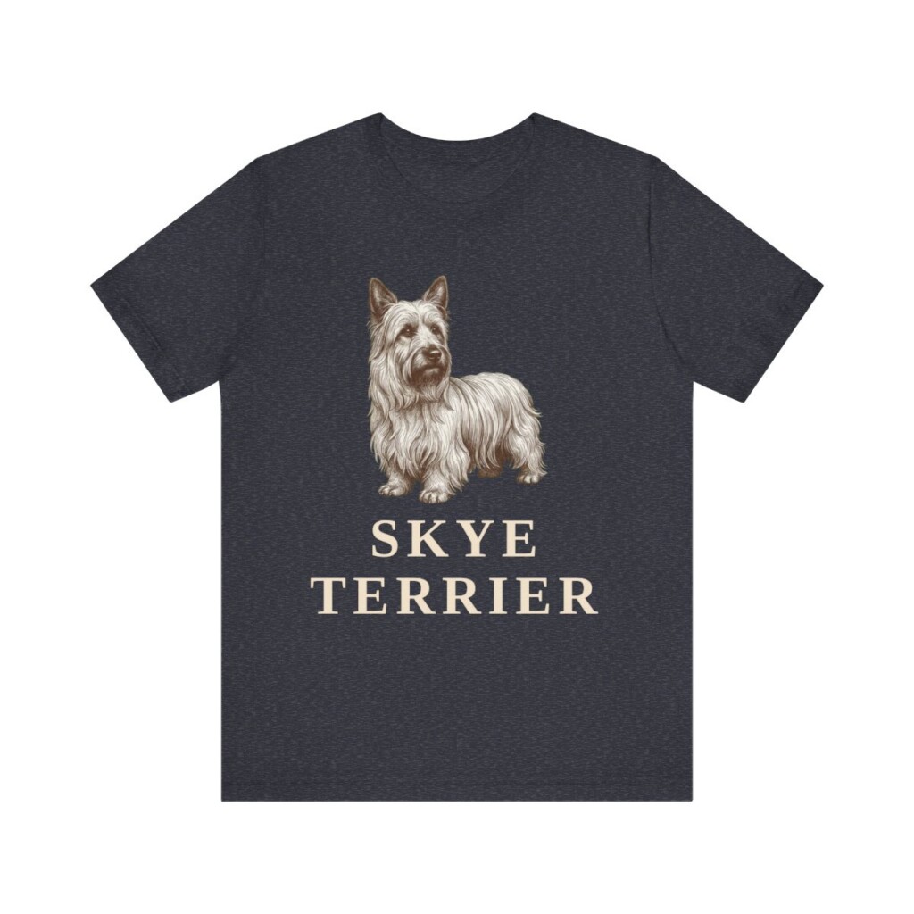 Skye Terrier Lover Shirt, Vintage Dog Sketch Tee, Dog Lover Gift