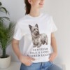 Skye Terrier Humor Shirt, Vintage Dog Sketch Tee, Dog Humor Gift