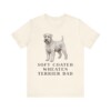 Soft Coated Wheaten Terrier Dad Shirt, Vintage Dog Sketch Tee, Dog Dad Gift