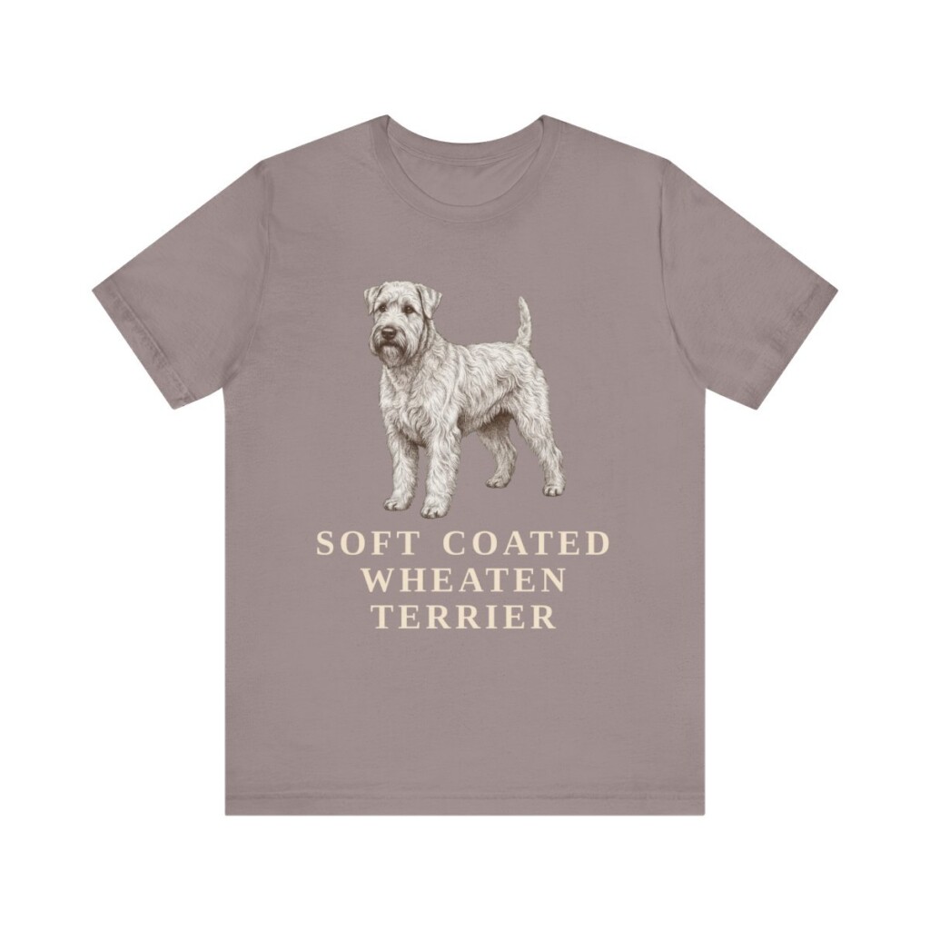 Soft Coated Wheaten Terrier Lover Shirt, Vintage Dog Sketch Tee, Dog Lover Gift