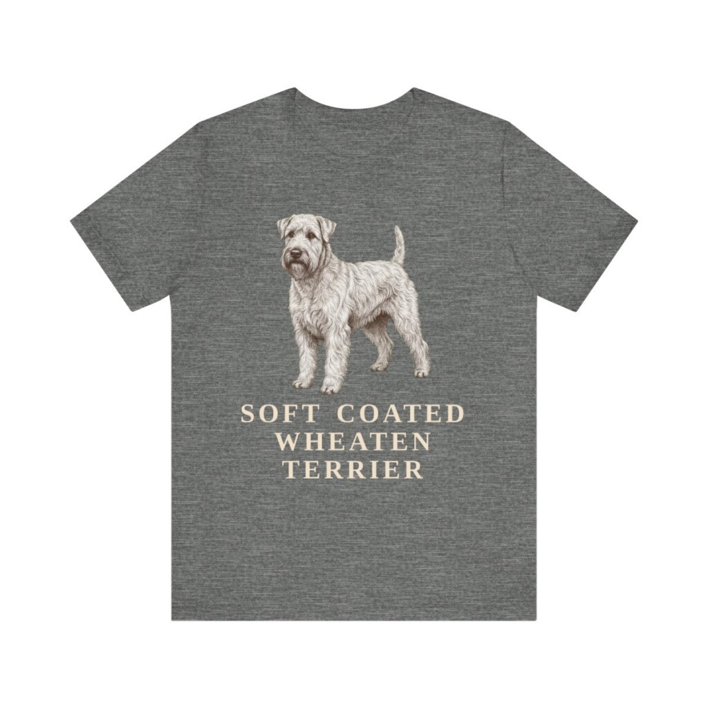 Soft Coated Wheaten Terrier Lover Shirt, Vintage Dog Sketch Tee, Dog Lover Gift