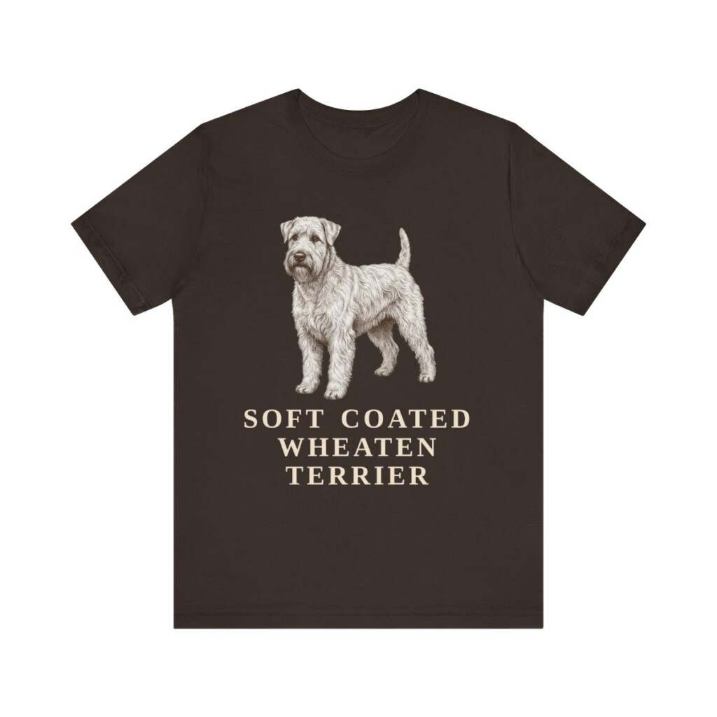 Soft Coated Wheaten Terrier Lover Shirt, Vintage Dog Sketch Tee, Dog Lover Gift