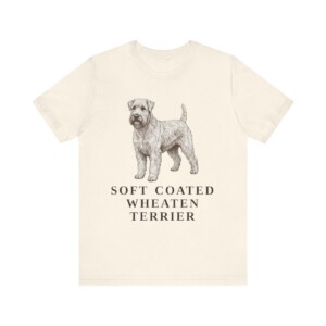 Soft Coated Wheaten Terrier Lover Shirt, Vintage Dog Sketch Tee, Dog Lover Gift