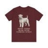 Soft Coated Wheaten Terrier Humor Shirt, Vintage Dog Sketch Tee, Dog Humor Gift