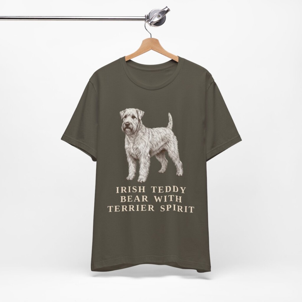 Soft Coated Wheaten Terrier Humor Shirt, Vintage Dog Sketch Tee, Dog Humor Gift