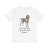 Spinone Italiano Dad Shirt, Vintage Dog Sketch Tee, Dog Dad Gift