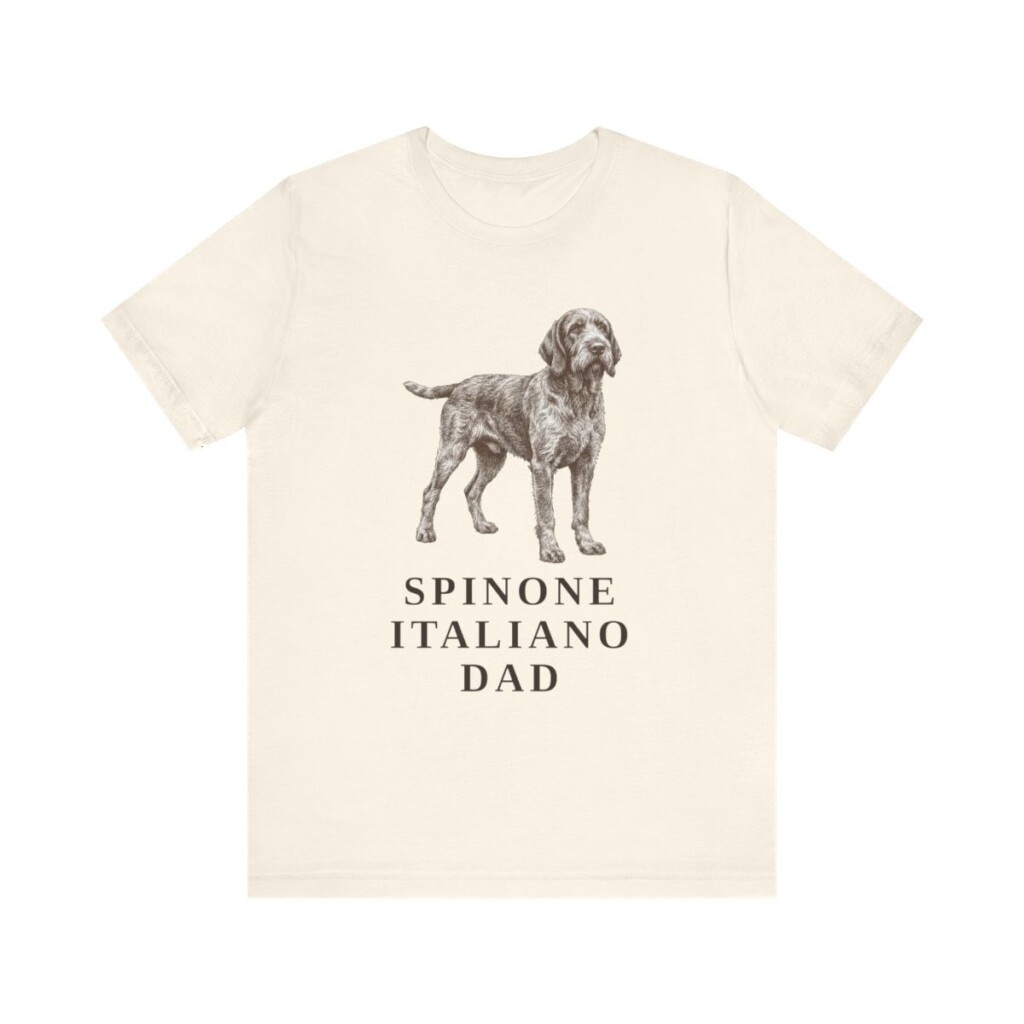 Spinone Italiano Dad Shirt, Vintage Dog Sketch Tee, Dog Dad Gift