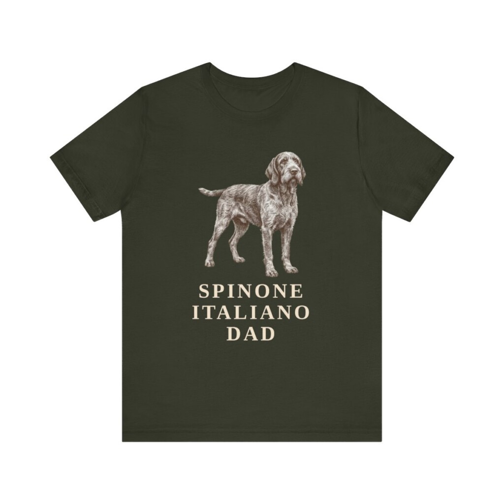 Spinone Italiano Dad Shirt, Vintage Dog Sketch Tee, Dog Dad Gift
