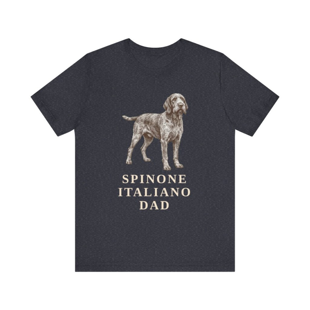 Spinone Italiano Dad Shirt, Vintage Dog Sketch Tee, Dog Dad Gift